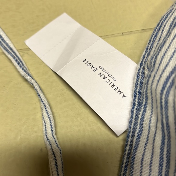 American eagle party wrap dress striped brand new only tried on - Picture 2 of 4